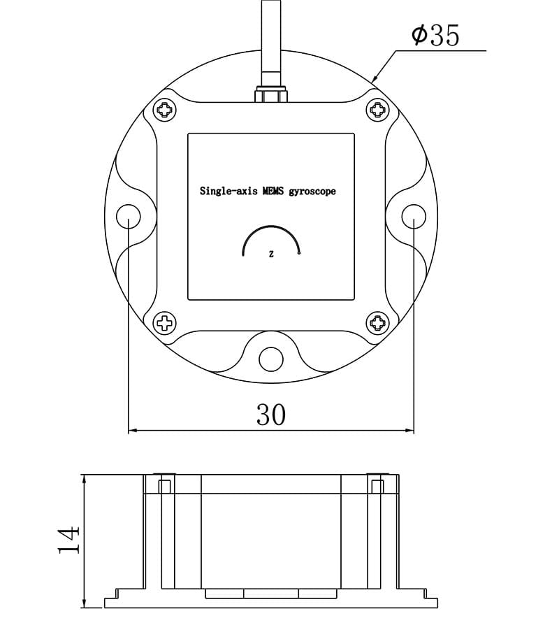 GN1-MEMS-G-35-1 installation drawing