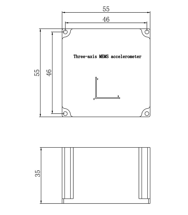 GN3-MEMS-A-10 installation drawing