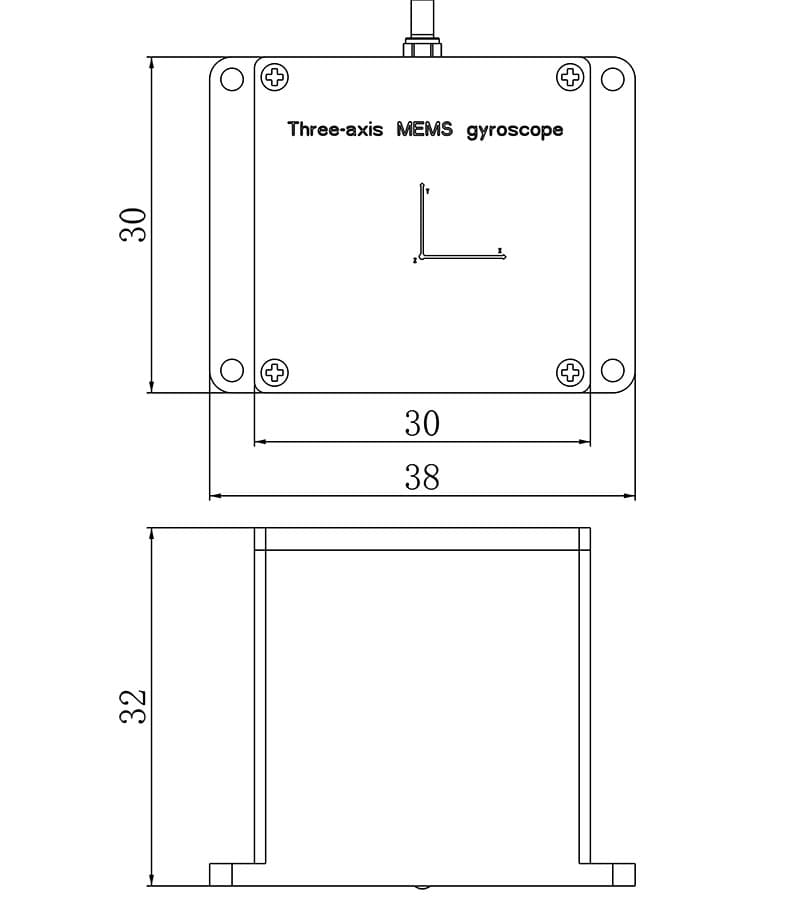 GN3-MEMS-G-50-1 installation drawing